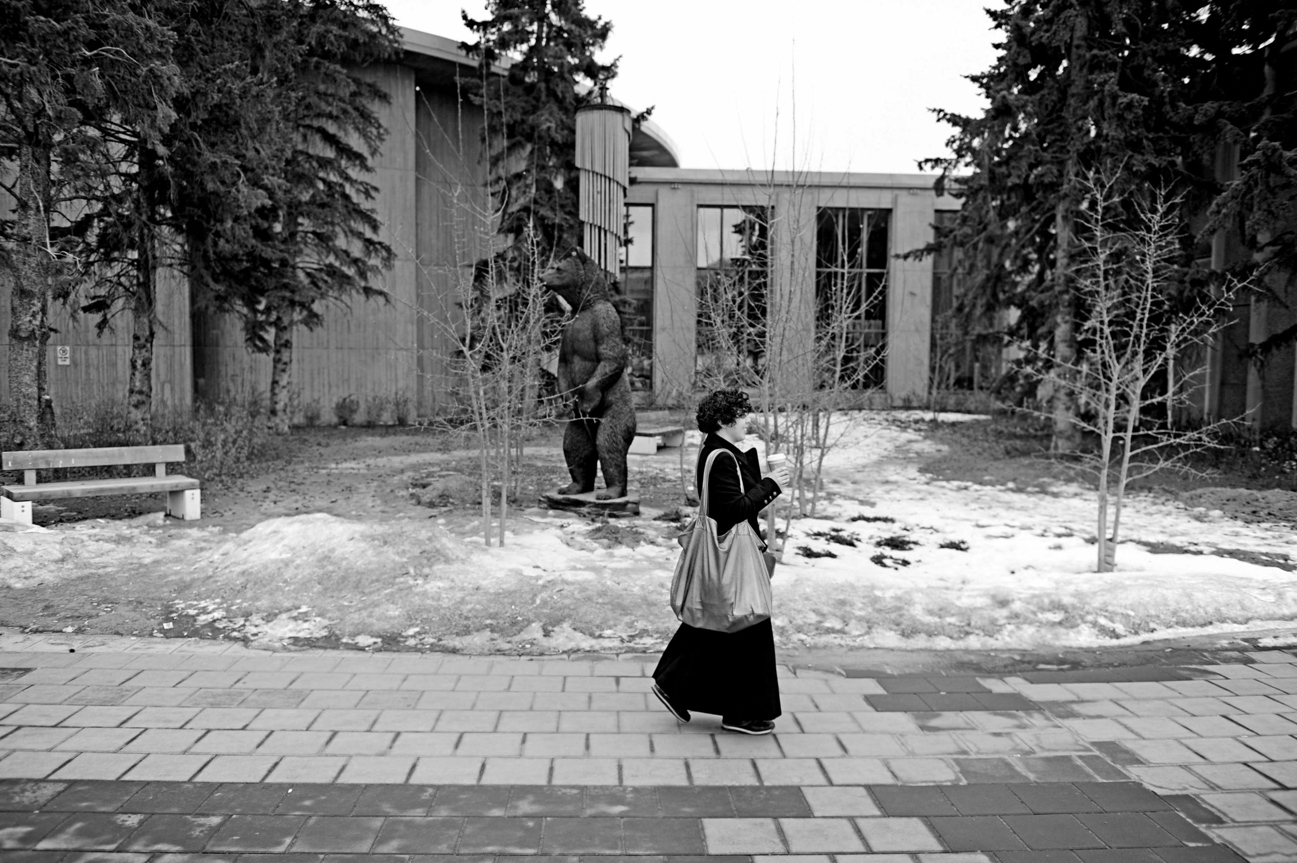 Sarah Gillett on Tim O'Mara residency at University of Calgary. Photo by Jaekyun Im.