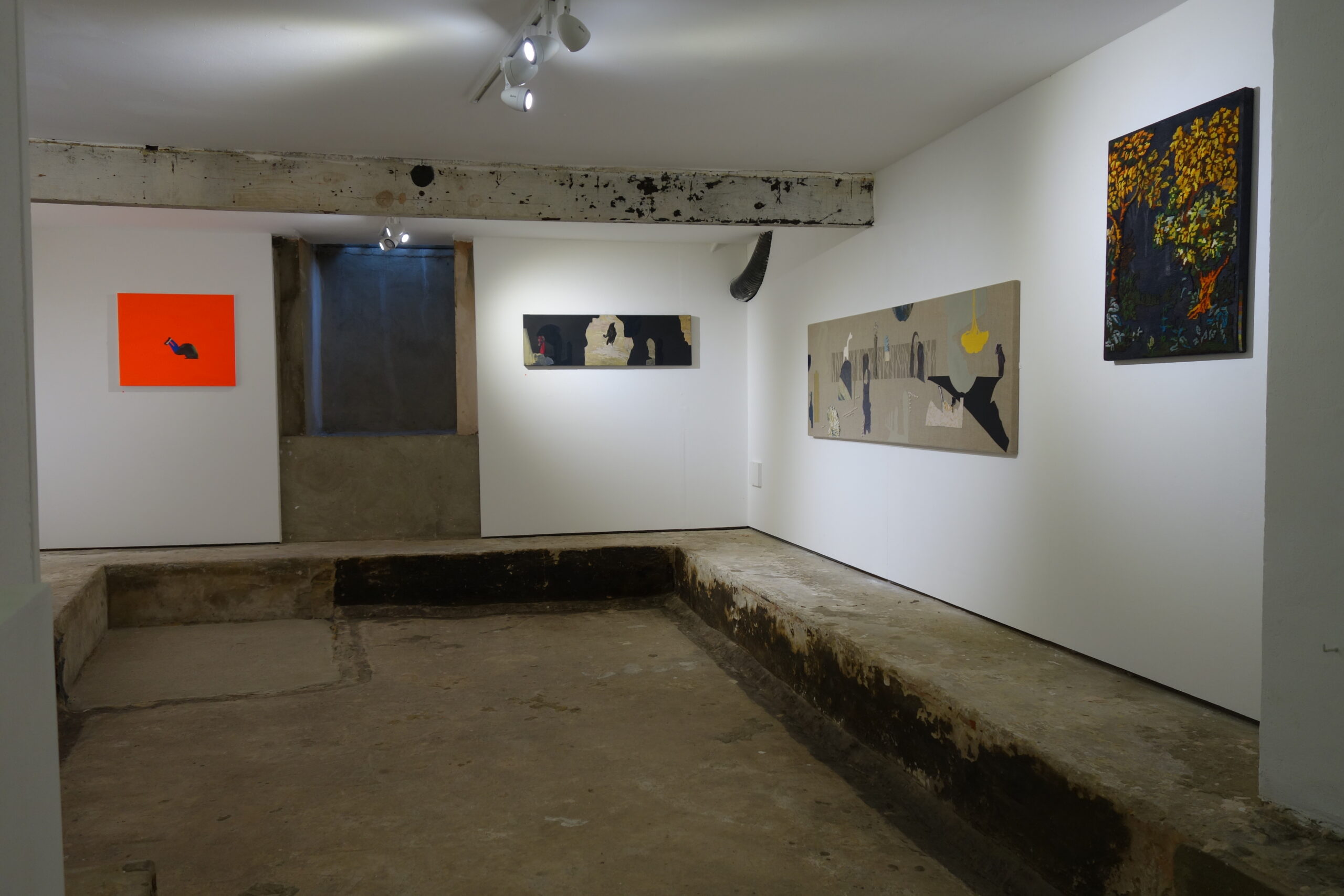 Quarry exhibition: works of art installed in the Brocket Gallery, London